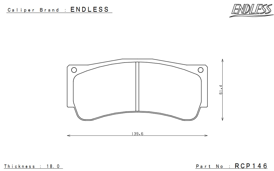 ENDLESS（エンドレス） システムインチアップキット Racing MONO4