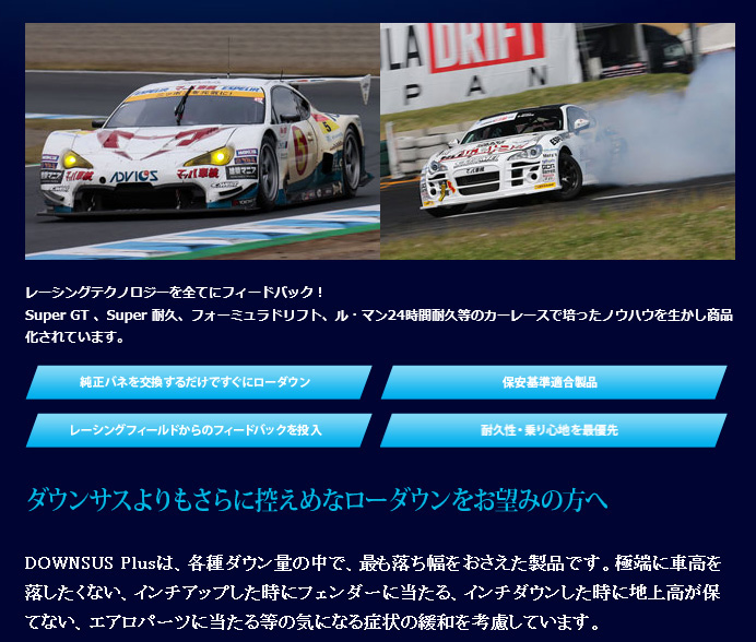 Espelir エスペリア Downsus Plus フロント GS350 GRL12 品番:ESX-4687F_2