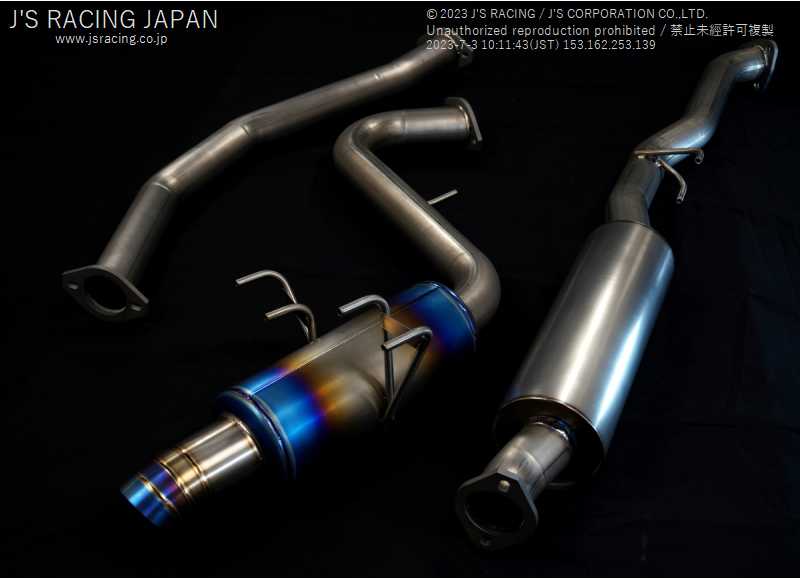 J'S RACING（ジェイズレーシング） FX-PROフルチタンマフラー 60RS