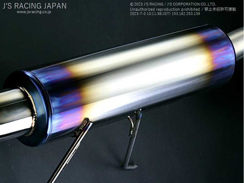 JIC BULLET チタンマフラー シビックタイプR(EP3) JIC BULLET チタンマフラー シビックタイプR(EP3) マフラー