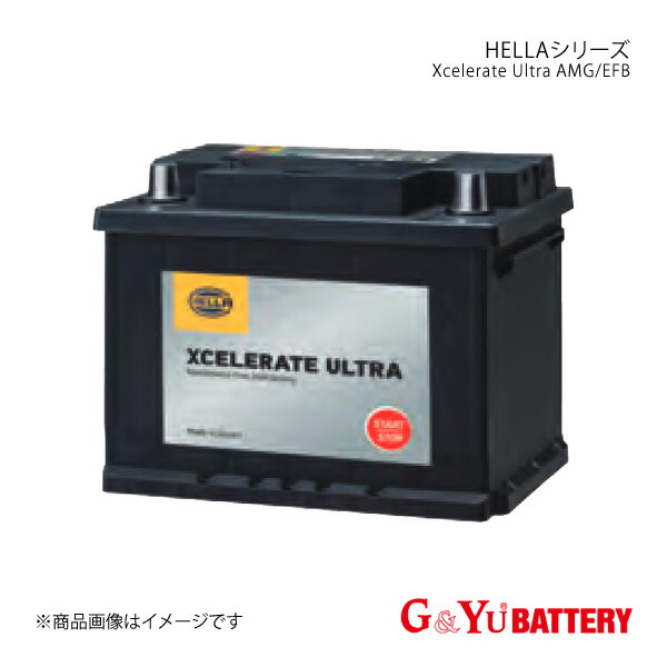 G&Yuバッテリー HELLA AGM Mercedes Benz CLSクラス 218 550