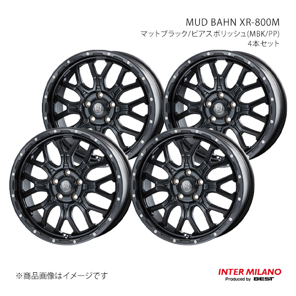 INTER MILANO インターミラノ MUD BAHN XR-800M ホイール 4本セット