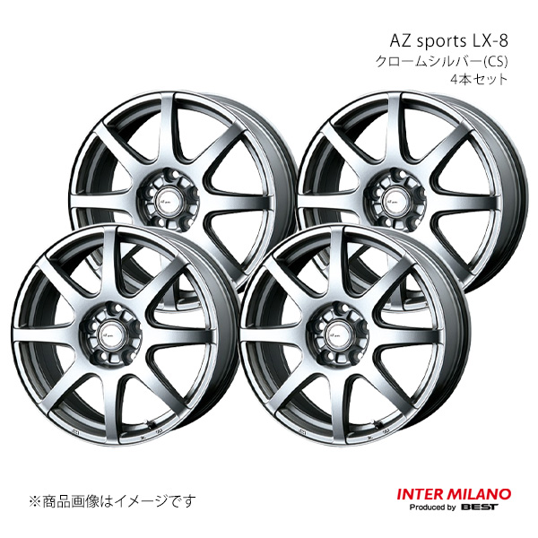 インターミラノ AZ sports LX-8 ホイール 4本セット ノア 80系 2017/10