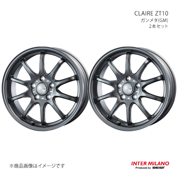 INTER MILANO インターミラノ CLAIRE ZT10 ホイール 2本セット【17×7.0
