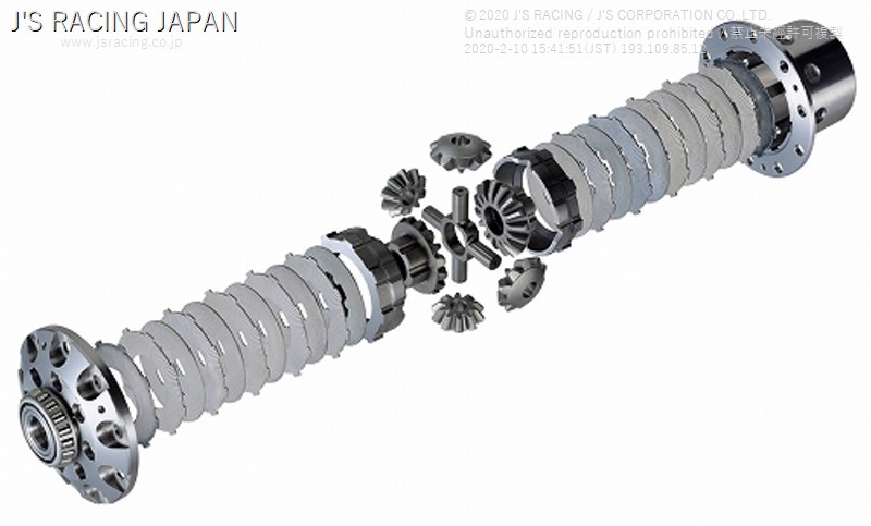 J'S RACING ジェイズレーシング 1.5way HIGH TRACTION L.S.D シビック EF9 KLD-H2の画像