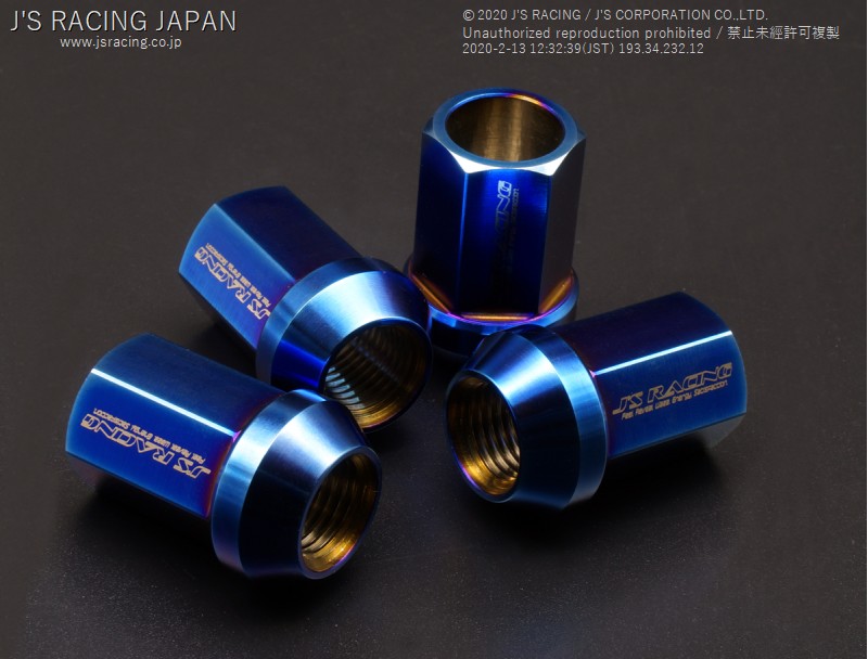 J'S RACING（ジェイズレーシング） チタン 貫通ナット17HEX 5穴パック