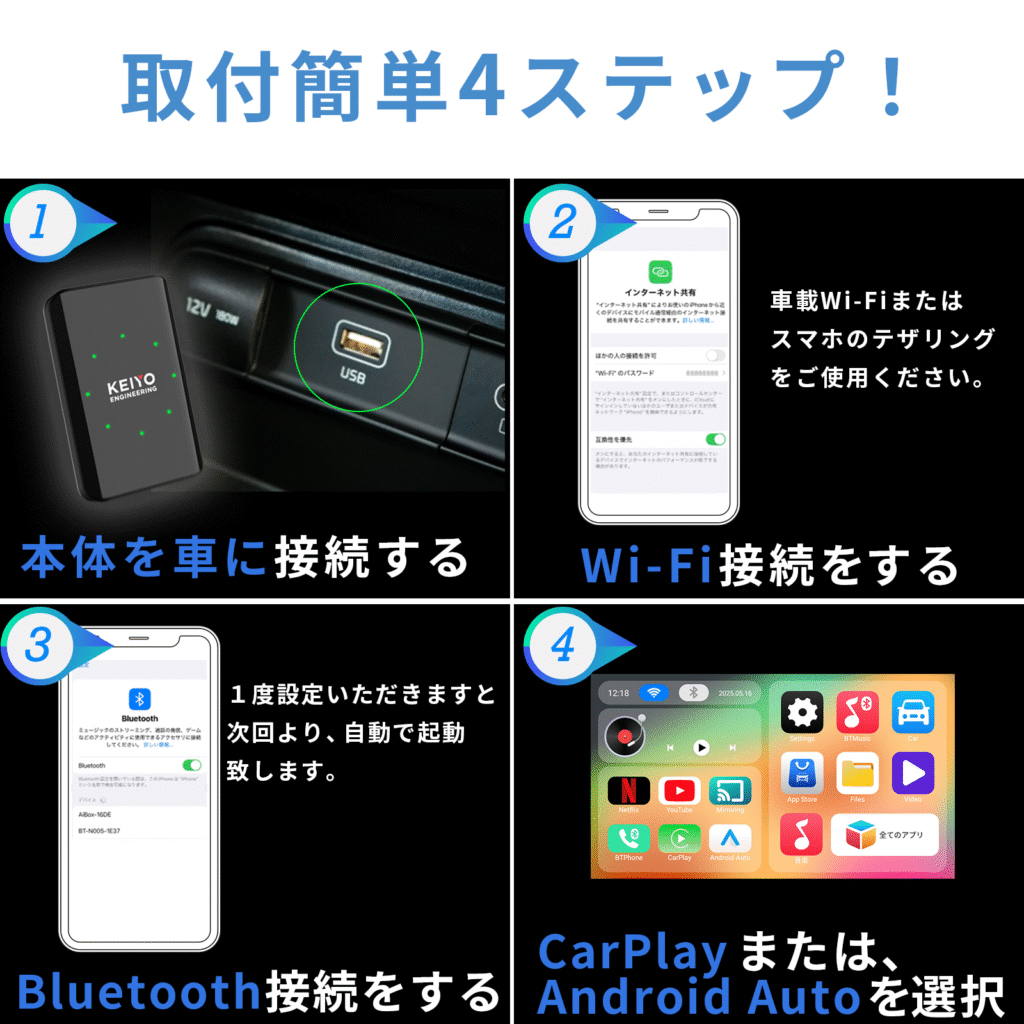 慶洋エンジニアリング KEIYO APP CAST Light AN-S149 : CARPLUS - 通販