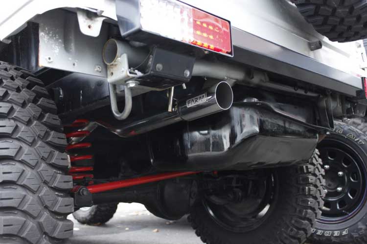 モーターファーム　FARM マフラー HILL CLIMBER JA11用 MotorFarm モーターファーム FARM マフラー エキゾーストシステム HILL