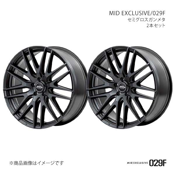 トヨタ アベンシス 270系 MID RMP 029F セミグロスガンメタ ヨコハマ ブルーアース 4S AW21 215/45R18 18インチ サマータイヤ&ホイールセット 4本1台分 マルカサービス MID EXCLUSIVE&frasl;029F