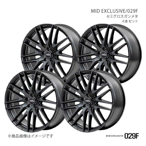 MIDエクスクルーシブ/029F アルミホイール4本セット【21×8.0J 5-114.3 INSET40 SGG】MID EXCLUSIVE/029F D701B8057340SGG0×4