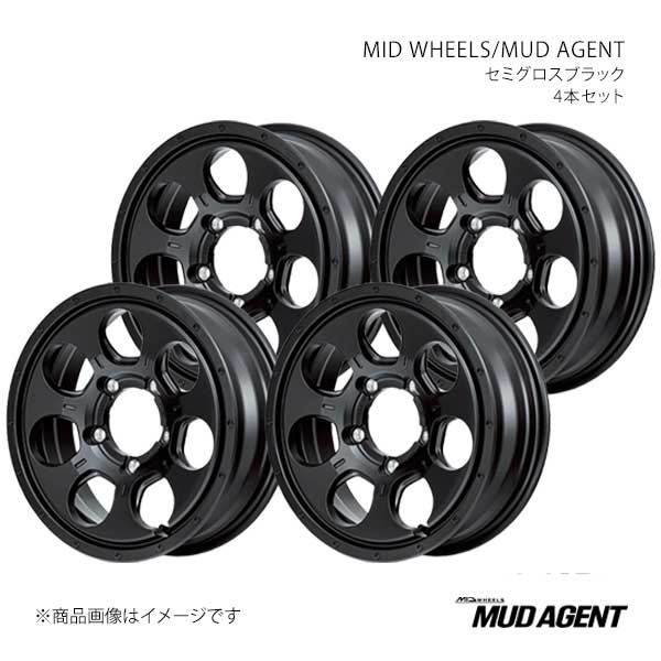 マルカサービス MID WHEELS/MUD AGENT ジムニー JB64W アルミホイール4