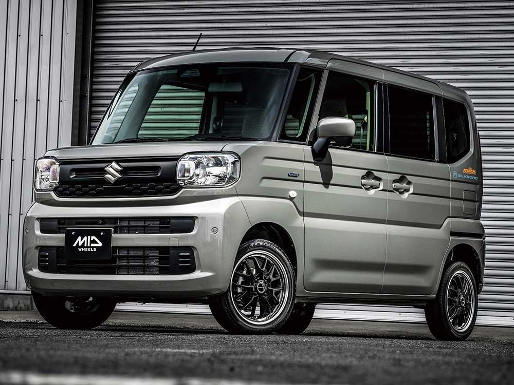 MID WHEELS/エグゼ7 アルミホイール2本セット【20×8.5J 5-114.3 INSET38 CBP】MID WHEELS/EXE7 D702A8557338GBP0×2の画像