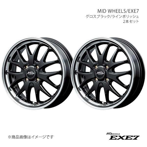 マルカサービス MID WHEELS/EXE7 ハスラー MR31S/MR41S アルミホイール