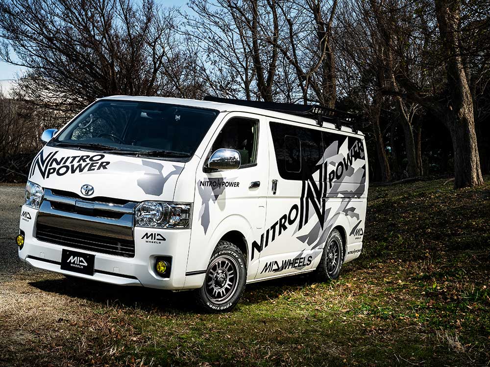 ナイトロパワー/M16 アサルト アルミホイール2本セット【16×7.0J 5-114.3 INSET40 SBK】NITRO POWER/M16 ASSAULT K23967057340SB00×2の画像