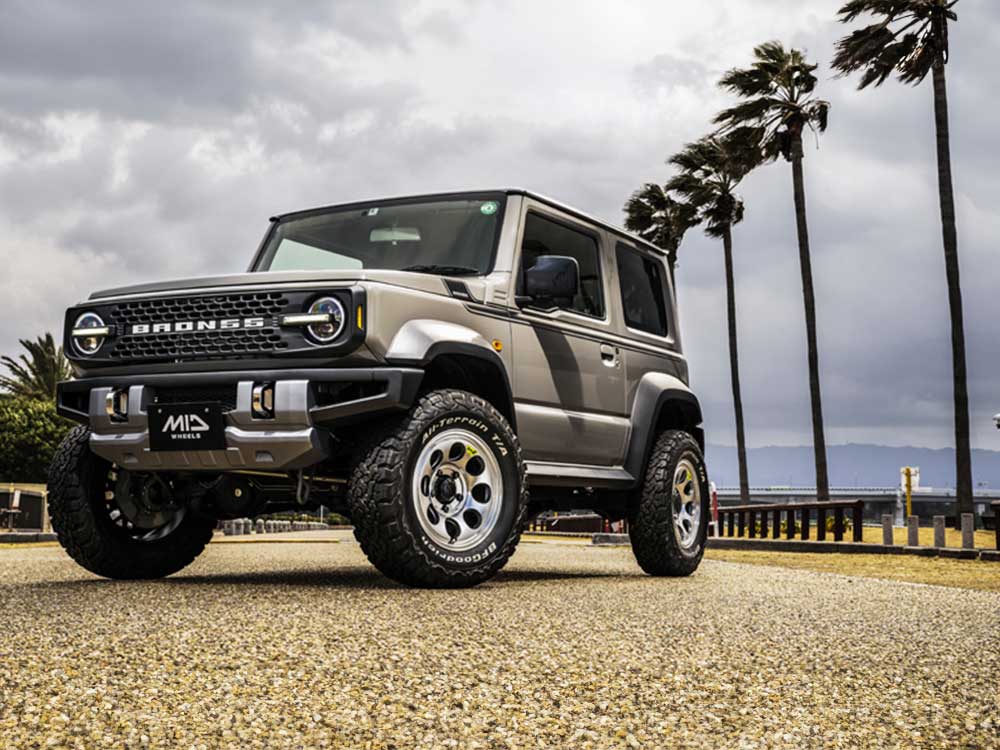 マルカサービス MID WHEELS/ガルシアパーム8 アルミホイール2本セット