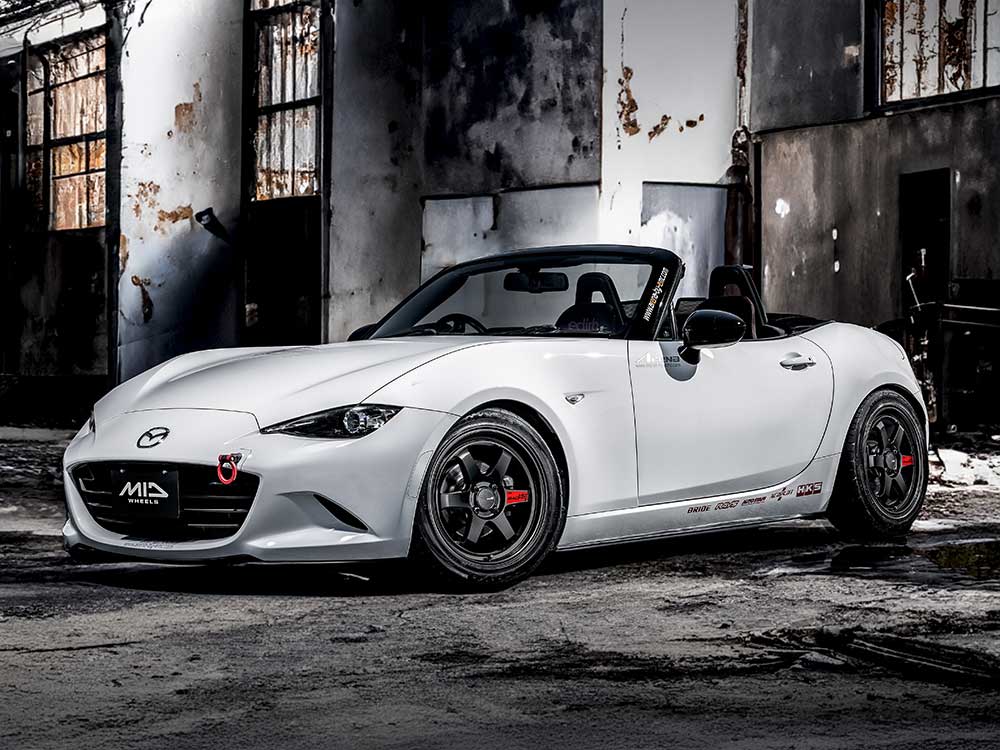 マルカサービス MIDレーシング/R06 アルミホイール4本セット【17×7.5J