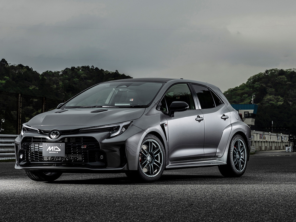 MID RACING/R26 ラパン HE33S アルミホイール1本【15×5.0J 4-100 INSET45