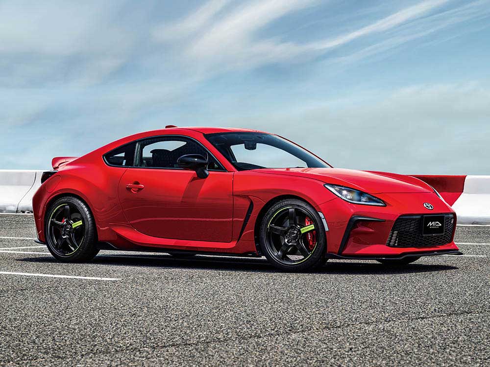 マルカサービス MID RACING/R50 TypeS GR86 ZN8 アルミホイール1本【17