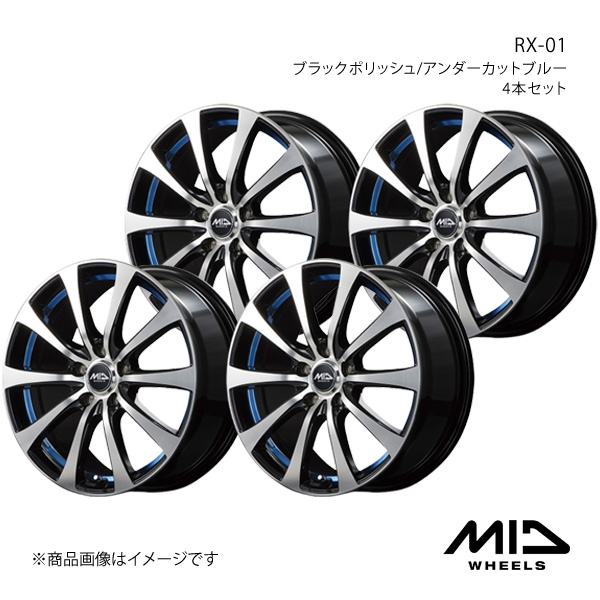 MID WHEELS/RX-01 ES 10系 アルミホイール4本セット【18×7.5J