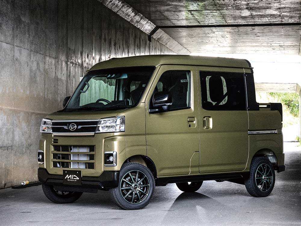 ミラトコット LA550S⁄560S マルカサービス MID WHEELS⁄RX10-K MOON