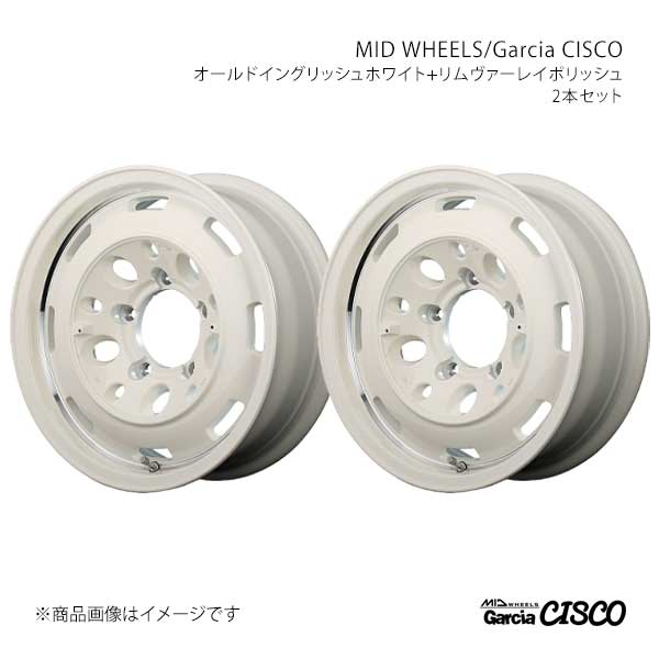 Garcia CISCO R1 RJ1/2 アルミホイール2本セット【15×4.5J 4-100 INSET45 WHV】Y26054543345MG10×2