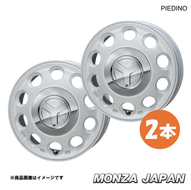MONZA JAPAN PIEDINO ムーヴキャンバス LA800系 ホイール 2本【14×4.5J 4-100 INSET+45 PW】 SO-02×2 ピエディーノ