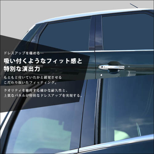SecondStage/セカンドステージ ピラーガーニッシュ 純正サイドバイザー