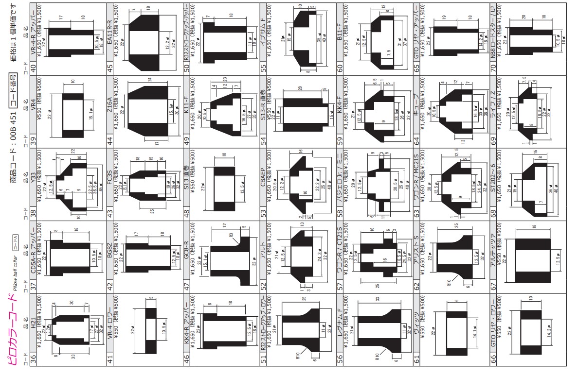 CUSCO クスコ ピロボールアッパーマウント フロント ランサーエボリューション4 CN9A 1996.8〜2001.1 00B-445-A22の画像