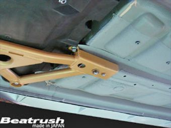 LAILE/鉄道線路 リアパフォーマンスバー IMPREZA WRX STi GVB S86020PB-R