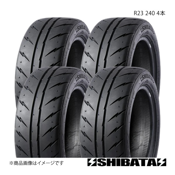SHIBATIRE シバタイヤ R23 235/40ZR17 240 タイヤ単品 4本セット R0469×4