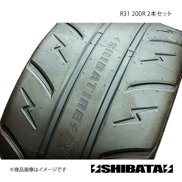 SHIBATIRE シバタイヤ R31 195/50R15 200R タイヤ単品 2本セット R1442
