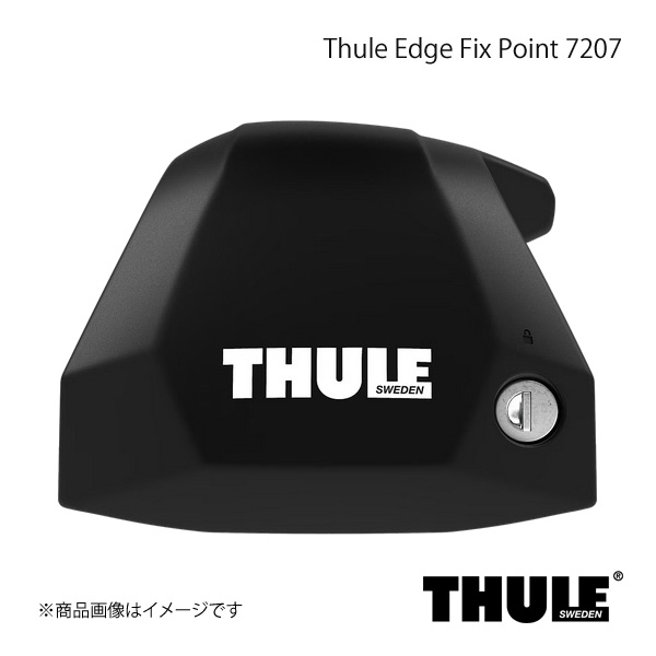 THULE 1台分セット エッジフィックスポイント+ウイングバーエッジ WRX/WRX S4 VAG/VAB 7207+7214B+7214B+7058