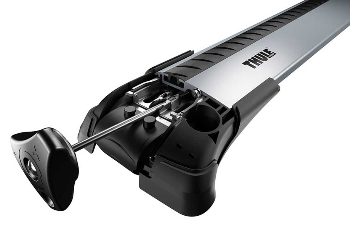 THULE スーリー WingBar Edge/ウイングバーエッジ フット＋バー2本セット 長さ70/78cm シルバー 9584_1