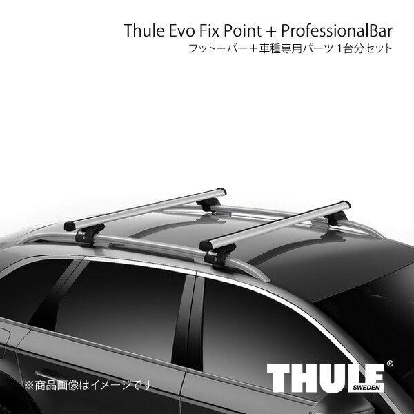 THULE スーリー エヴォフィックスポイント+プロフェッショナルバー+取付キット FIAT Ducato 7107+393+7054