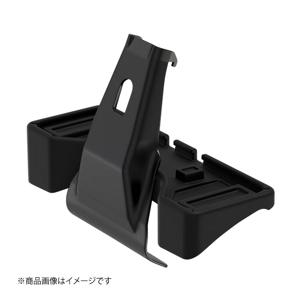 THULE フット+前後バー＋車種専用パーツ 1台分セット エッジフラッシュレール+ウイングバーエッジ BMW X2 2018- 7206+7215B+7213B+6007の画像