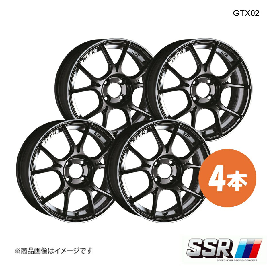 SSR GTX02 ホイール 4本 ロードスター ND5RC S (RS/NR-A除く標準