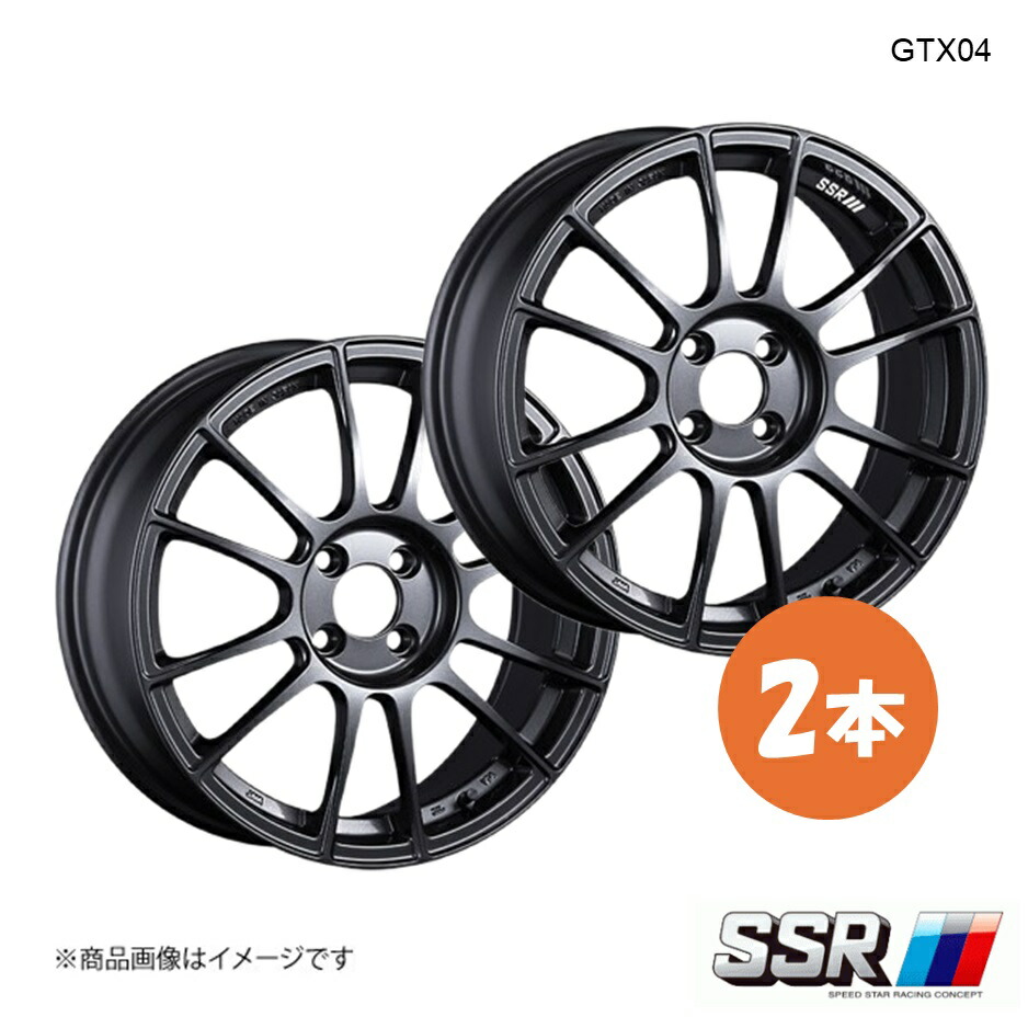 SSR GTX04 ホイール 2本 ウェイク LA710S G/TURBO【16×5.0J 4