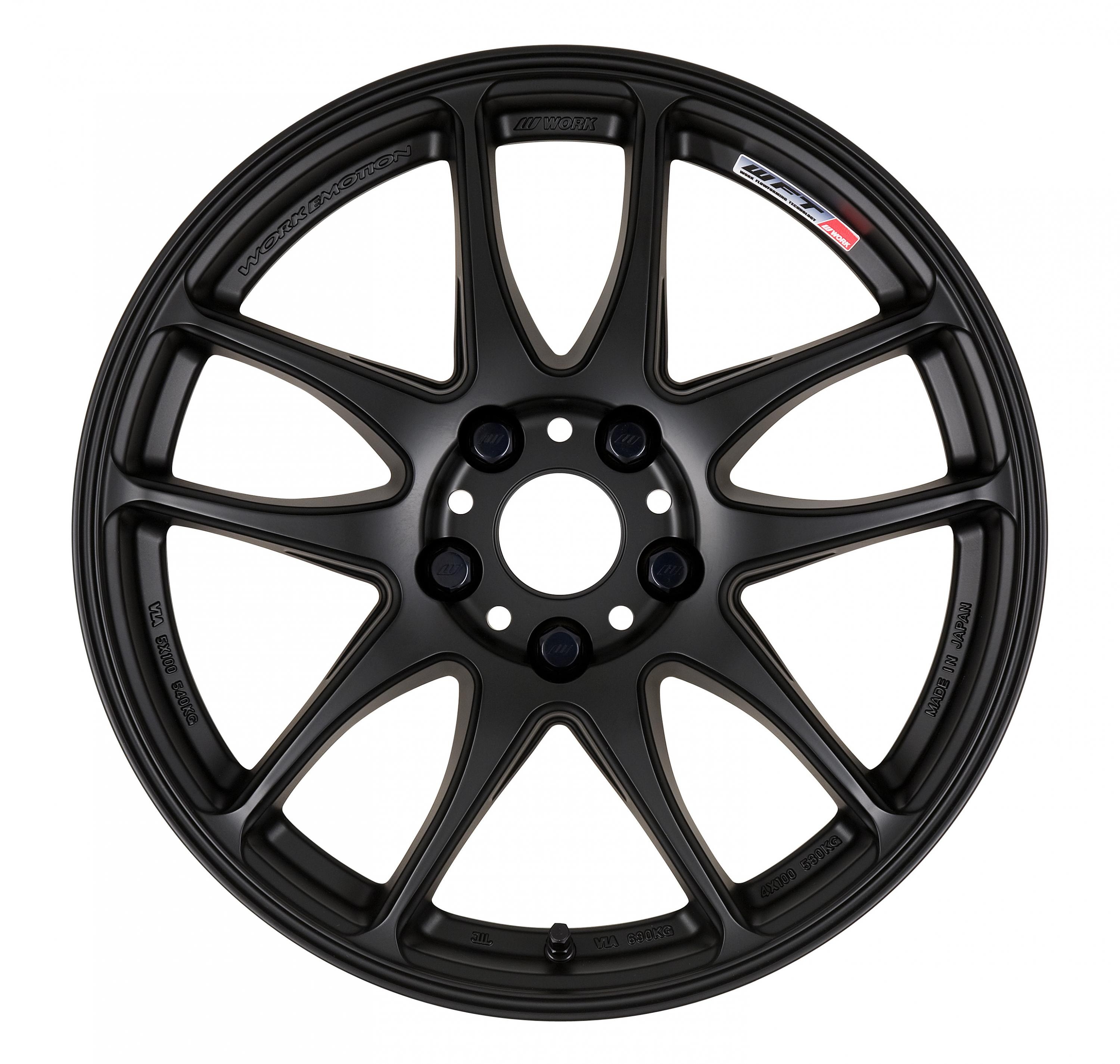 WORK ホイール 2本 ワークエモーションCR Kiwami 1ピース (W205) C180 s-wagon DBA-205240C フロント用【18×7.5J 5-112 INSET47 MBL】の画像