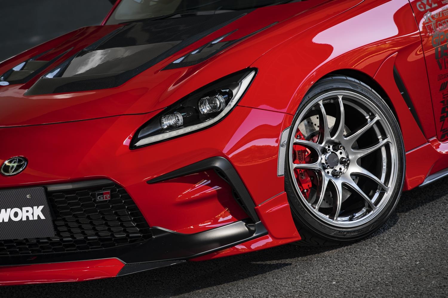 WORK ホイール 1本 ワークエモーションCR Kiwami 1ピース スカイラインクーペ UA-CPV35 フロント用【18×8.5J 5-114.3 INSET30 AHG】の画像
