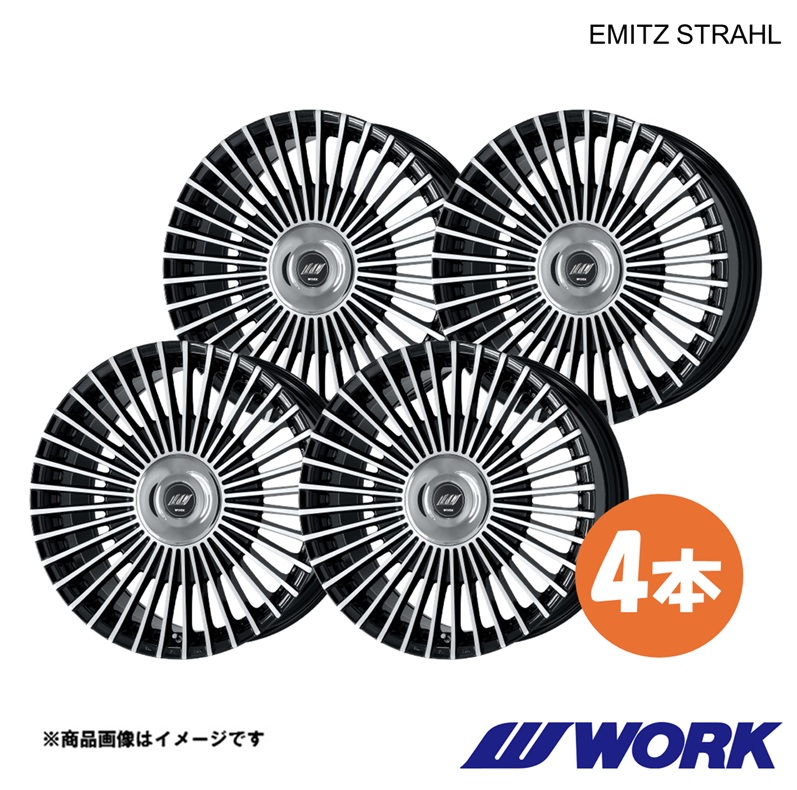 WORK ワーク ホイール 4本 イミッツ シュトラール 1ピース カムリ DAA