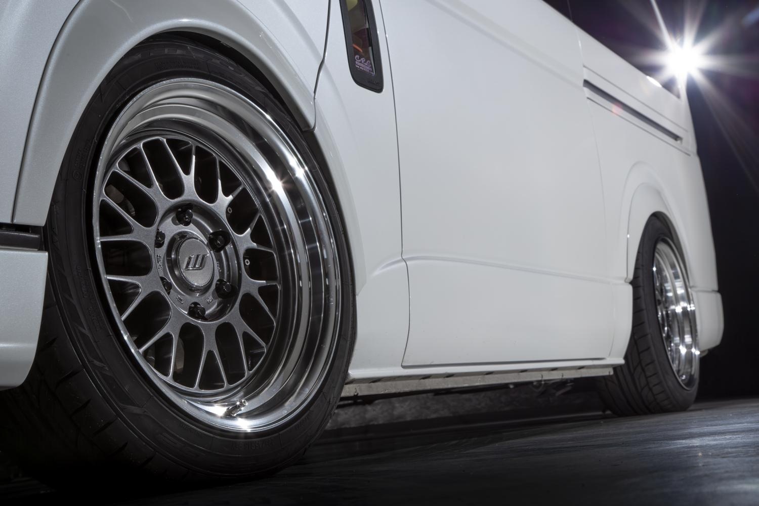 WORK ワーク ホイール 4本 エクストラップM1HC 1ピース ハイエースバン