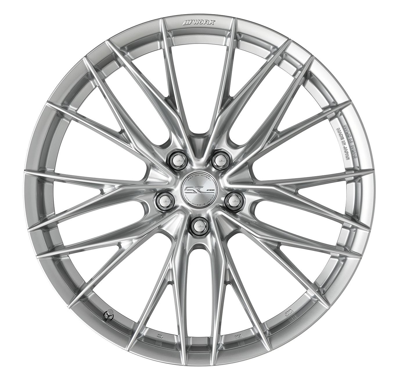 WORK ワークホイール 1本 シュヴァート ブルネンLX 1ピース Honda e ZAA-ZC7 リア用【18×8.0J 5-114.3 INSET38 GBS】SCHWERT BRUNNEN LXの画像