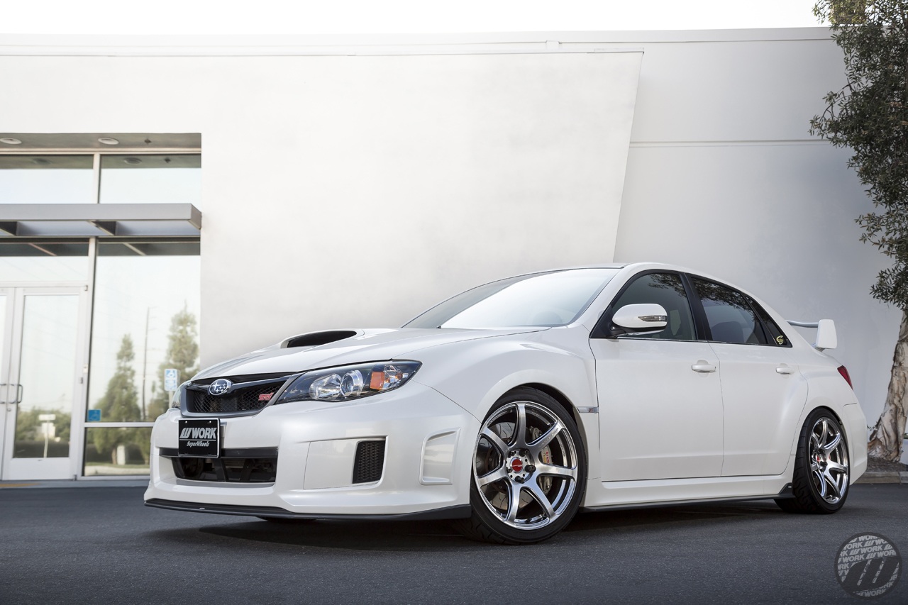 WORK ホイール 1本 ワークエモーションT7R 1ピース スカイラインクーペ UA-CPV35 フロント用【18×8.5J 5-114.3 INSET30 WHT】の画像