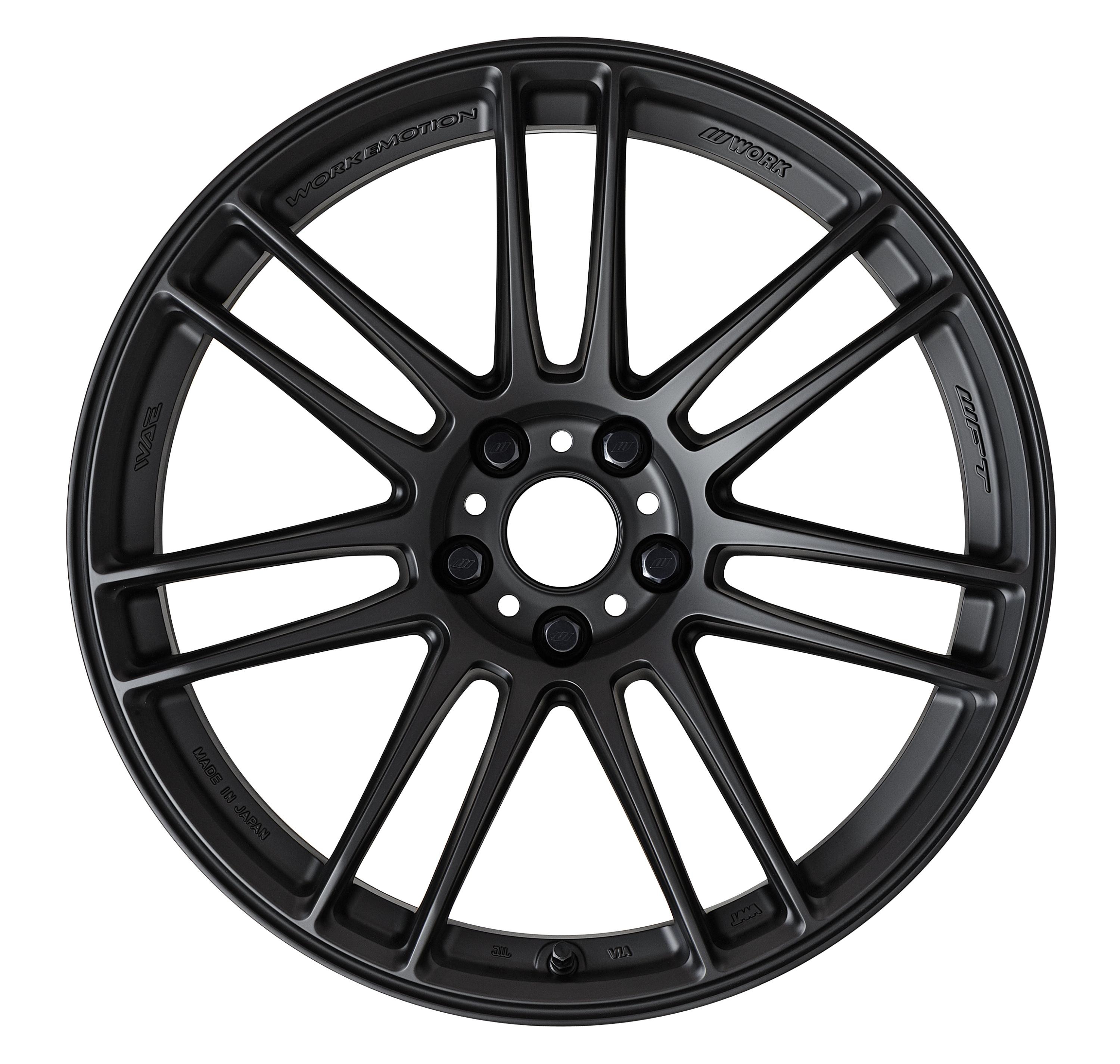 WORK ワークホイール 1本 ワークエモーションZR7 1ピース クラウン GRS182 フロント用【18×7.5J 5-114.3 INSET38 MBL】WORK EMOTION ZR7の画像