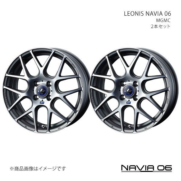 WEDS - LEONIS NAVIA 06 レオニス ナヴィアゼロシックス 車輪 2本仕掛ける 0037606×2 【17×6.5J 4-100 INSET42 MGMC】 車、バイク、自転車-アルミホイール