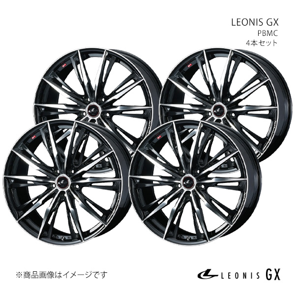 LEONIS GX RAV4 50系(PHV除く) アルミホイール 4本セット 0039358×4【17×7.0J 5-114.3 INSET42 PBMC】
