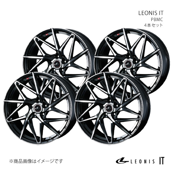 LEONIS IT GRヤリス 10系/RC アルミホイール 4本セット 0040592×4【17×7.0J 5-114.3 INSET42 PBMC】