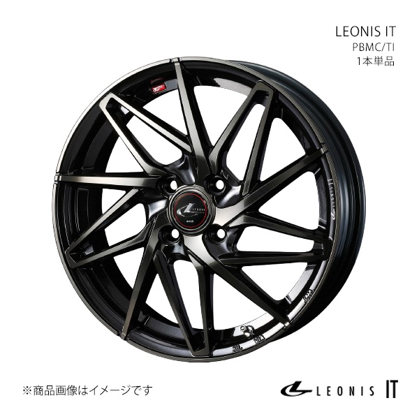 LEONIS IT レオニス アイティー ホイール 1本単品 0040584 【17×6.5J 4-100 INSET42 PBMC/TI】