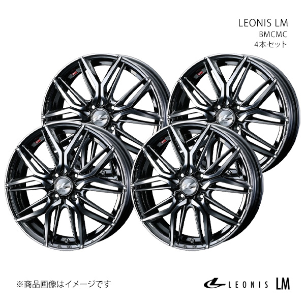 WEDS - LEONIS LM レオニス エルエム 車輪 4本仕掛ける 0040774×4 【15×4.5J 4-100 INSET45 BMCMC】 自動車-アルミホイール-タイヤ、ホイール