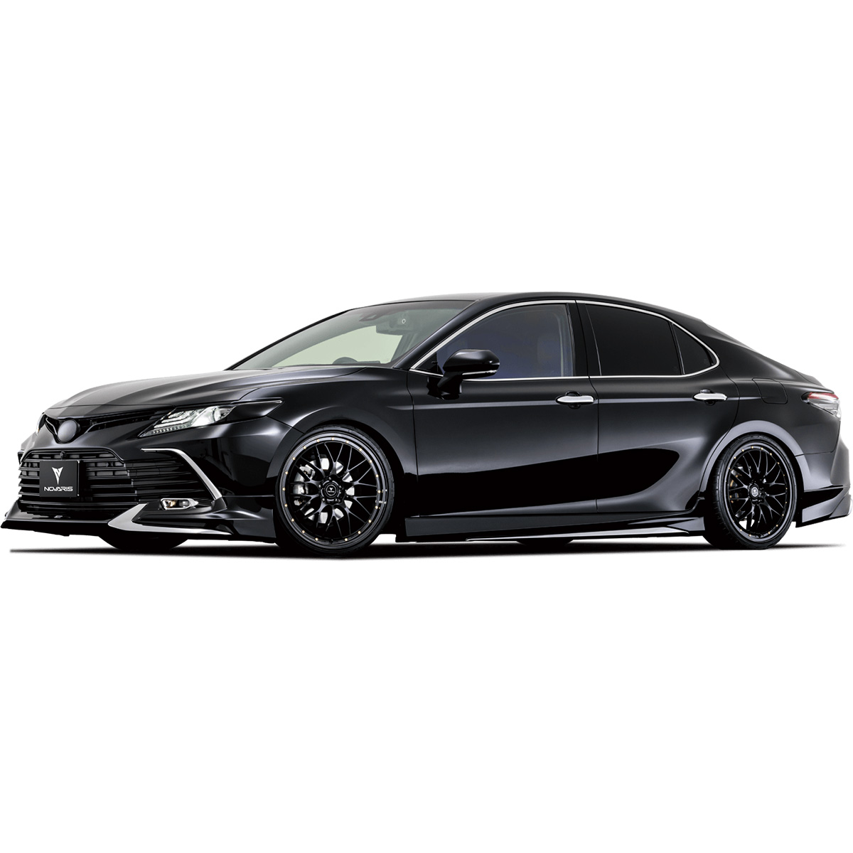 NOVARIS ASSETE M1 ノヴァリス・アセット エムワン ホイール 4本セット 0041080×4 【15×4.5J 4-100 INSET45 BLACK/RIM POLISH】の画像